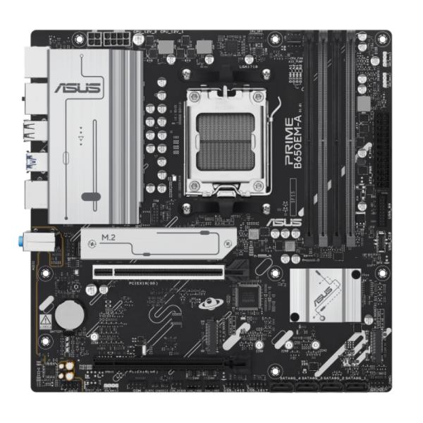 Tarjeta Madre ASUS PRIME B650EM-A - AM5 - DDR5 - mATX - PCIe 4.0