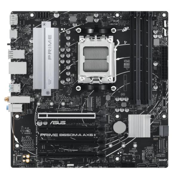 Tarjeta Madre ASUS PRIME B650M-A AX6 II-CSM - AM5 - DDR5 - mATX - PCIe 4.0