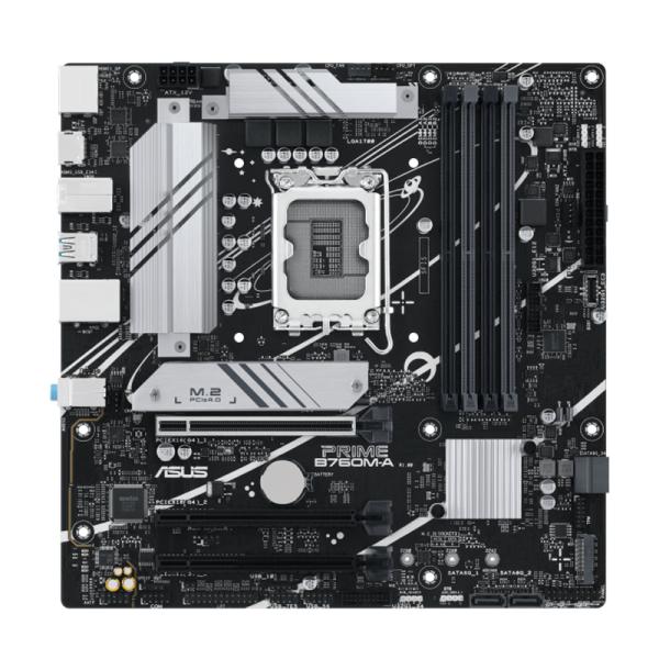 TARJETA MADRE ASUS PRIME B760M-A LGA1700 M-ATX DDR5 90MB1EK0-M0EAY0 NEGRO / BLANCO