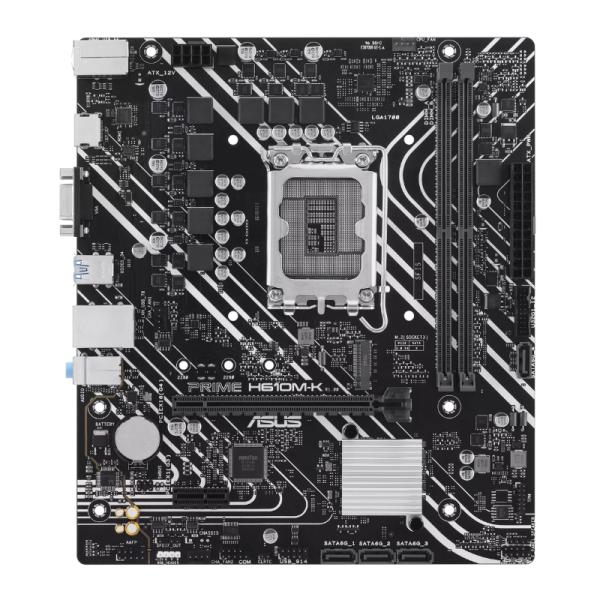 Tarjeta Madre ASUS PRIME H610M-K - LGA 1700 - DDR4 - mATX - PCIe 4.0