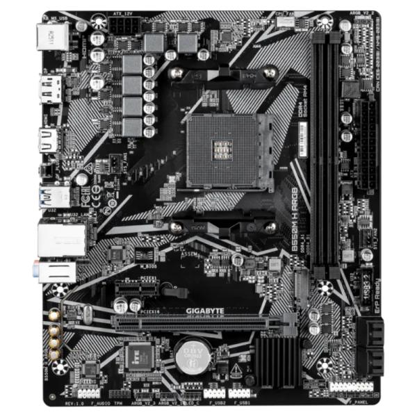 Tarjeta Madre Gigabyte B550M H ARGB - AM4 - DDR4 - mATX - PCIe 4.0