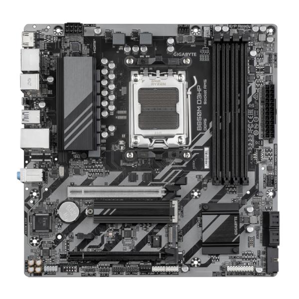 TARJETA MADRE GIGABYTE  B850M D3HP AM5 MICRO-ATX DDR5 NEGRO / BLANCO