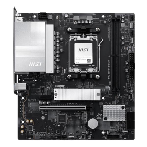Tarjeta Madre MSI PRO B850M-B GEN4 - AM5 - DDR5 - mATX - PCIe 4.0
