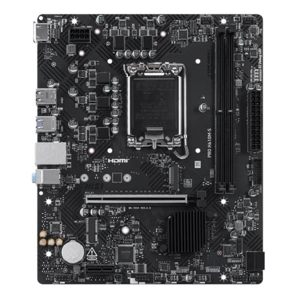 Tarjeta Madre MSI PRO H610M-S - LGA1700 - DDR4 - mATX - PCIe 4.0