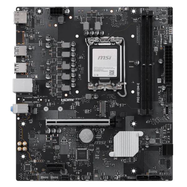 Tarjeta Madre MSI PRO H810M-E - LGA1851 - DDR5 - mATX - PCIe 4.0