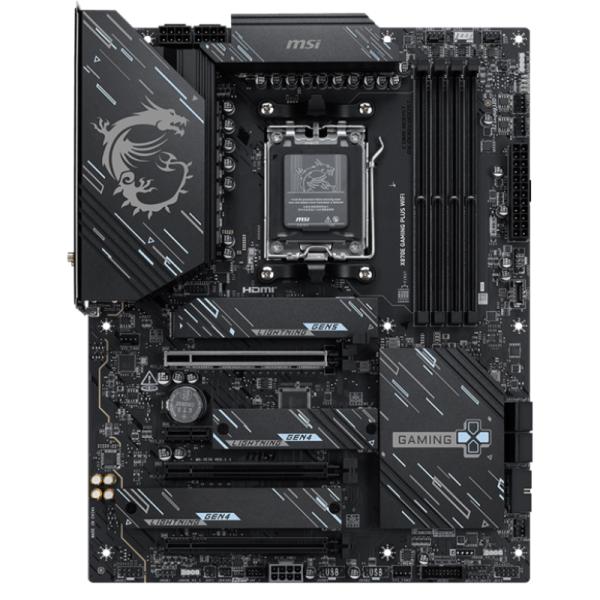 TARJETA MADRE MSI X870E GAMING PLUS WIFI AM5 ATX DDR5 WIFI7 911-7E70-001 NEGRO