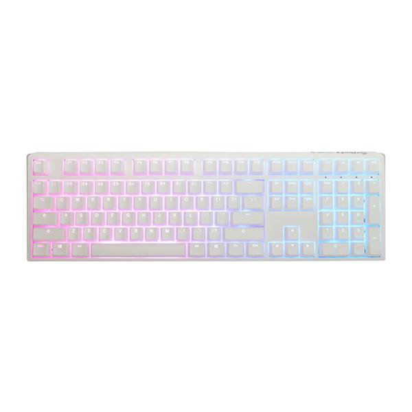 TECLADO GAMING RGB DUCKY ONE 3 MECÁNICO USB-C ESPAÑOL SWITCH CAFÉ DKON2108ST-BESPDPWWWSC1 BLANCO