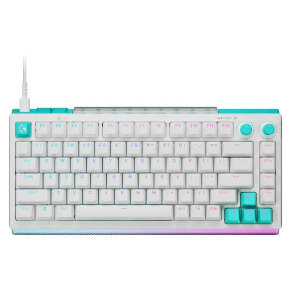 TECLADO GAMING RGB LOGITECH G512 X 75 MECANICO USB INGLES SWITCHES TMR TACTIL 920-013948 BLANCO