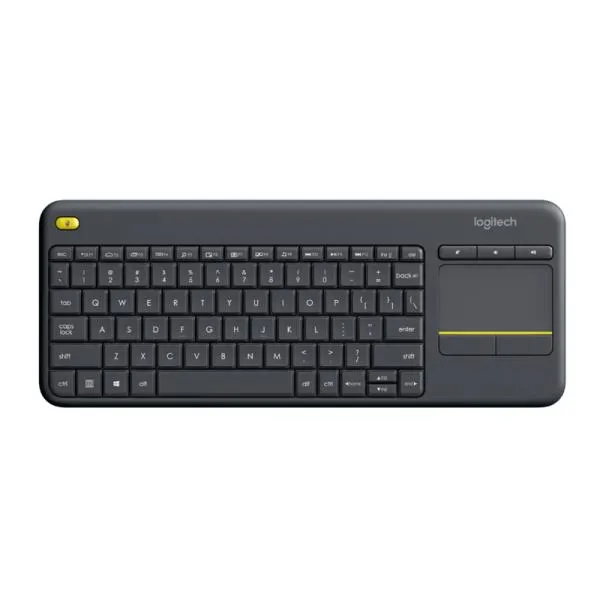 TECLADO LOGITECH K400 PLUS MEMBRANA INALÁMBRICO INGLÉS CON TOUCHPAD INTEGRADO 920-007119 NEGRO