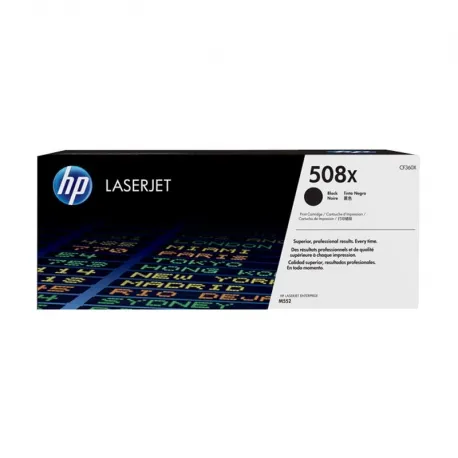 Toner HP 508X Alto Rendimiento Original LaserJet Negro
