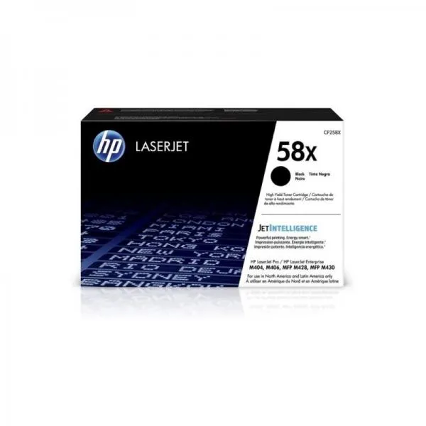 Toner HP 58X Alto Rendimiento Original LaserJet Negro