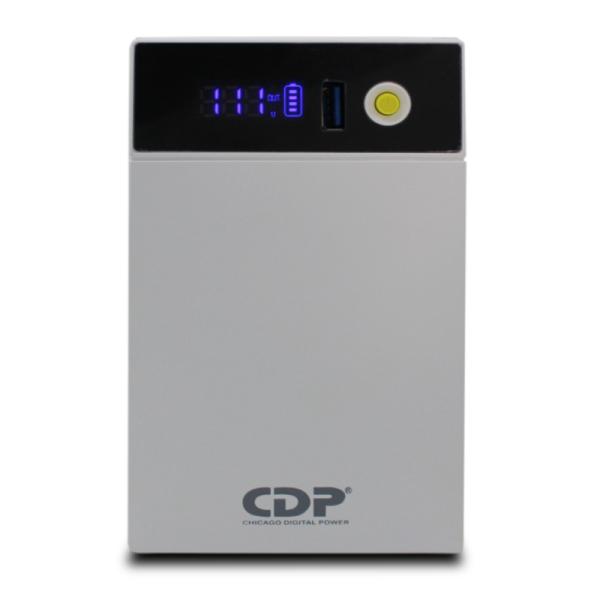 UPS CDP LISMART-1206 800VA 500W UPS LINEA INTERACTIVA LITIO LIFEPO4 120VAC USB LCD BLANCO