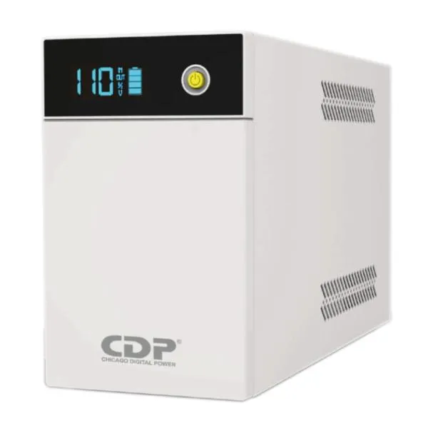 UPS CDP LIUPR-655 400VA 200W UPS LINEA INTERACTIVA LITIO LIFEPO4 120VAC 5 TOMAS BLANCO