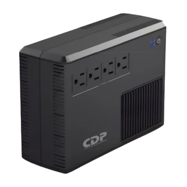 UPS CDP RUPR604 600VA/300W LINE INTERACTIVE 4 PUERTOS NEMA 5-15R MONTAJE EN PARED NEGRO