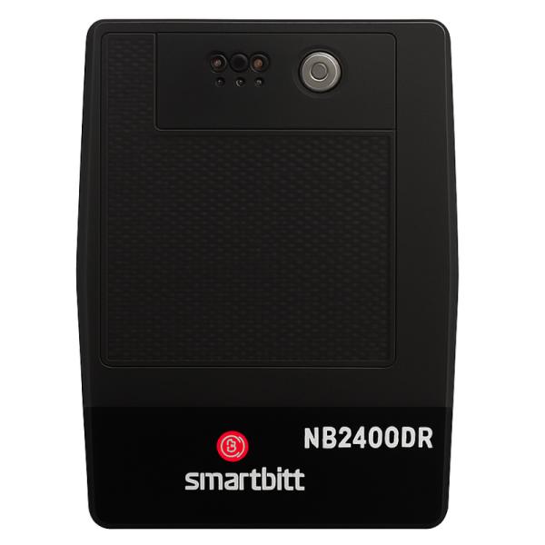 UPS SMARTBITT SBNB2400 2400VA 1200W UPS LINEA INTERACTIVA 120VAC AVR USB 8 TOMAS NEGRO