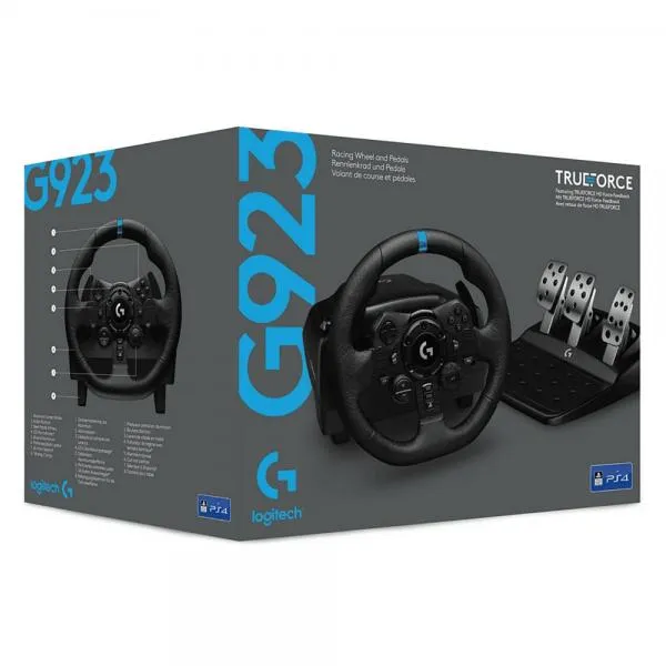 Volante Logitech G923 TrueForce para PlayStation PC Negro